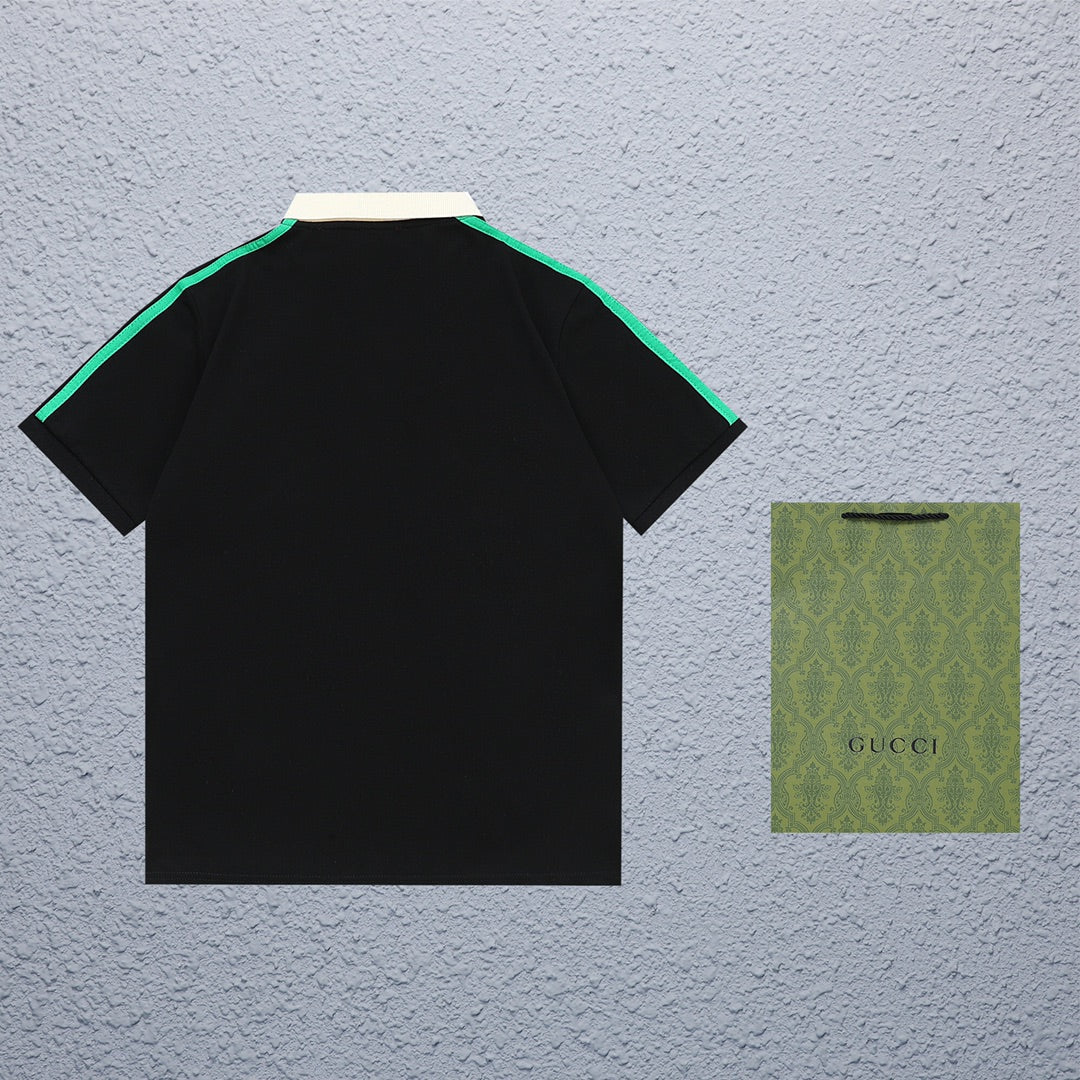 Gucci Web Stripe Polo Shirt