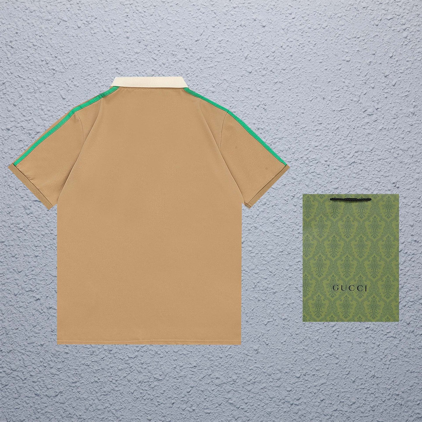 Gucci Web Stripe Polo Shirt