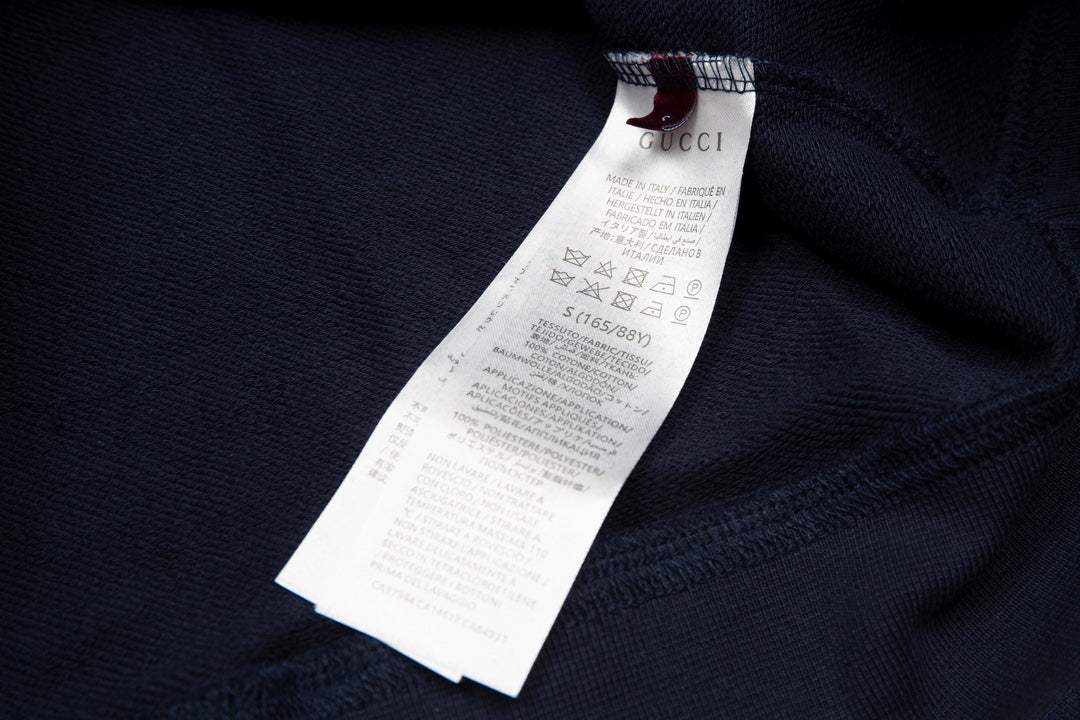 Gucci Logo Embroidery Hoodie