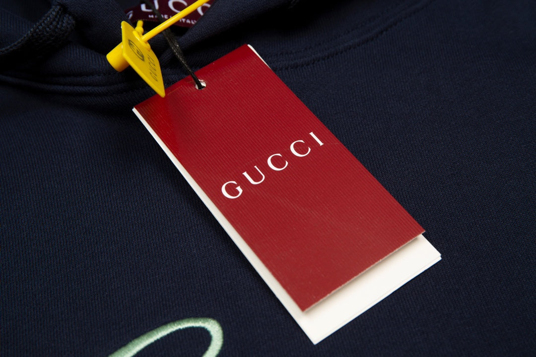 Gucci Logo Embroidery Hoodie