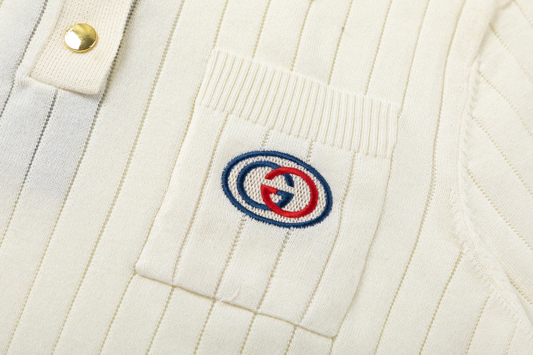 Gucci Pocket Embroidery Polo Shirt