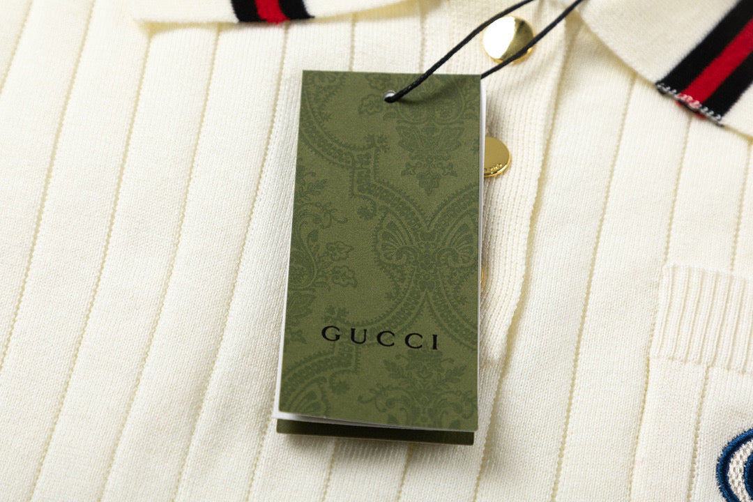 Gucci Pocket Embroidery Polo Shirt