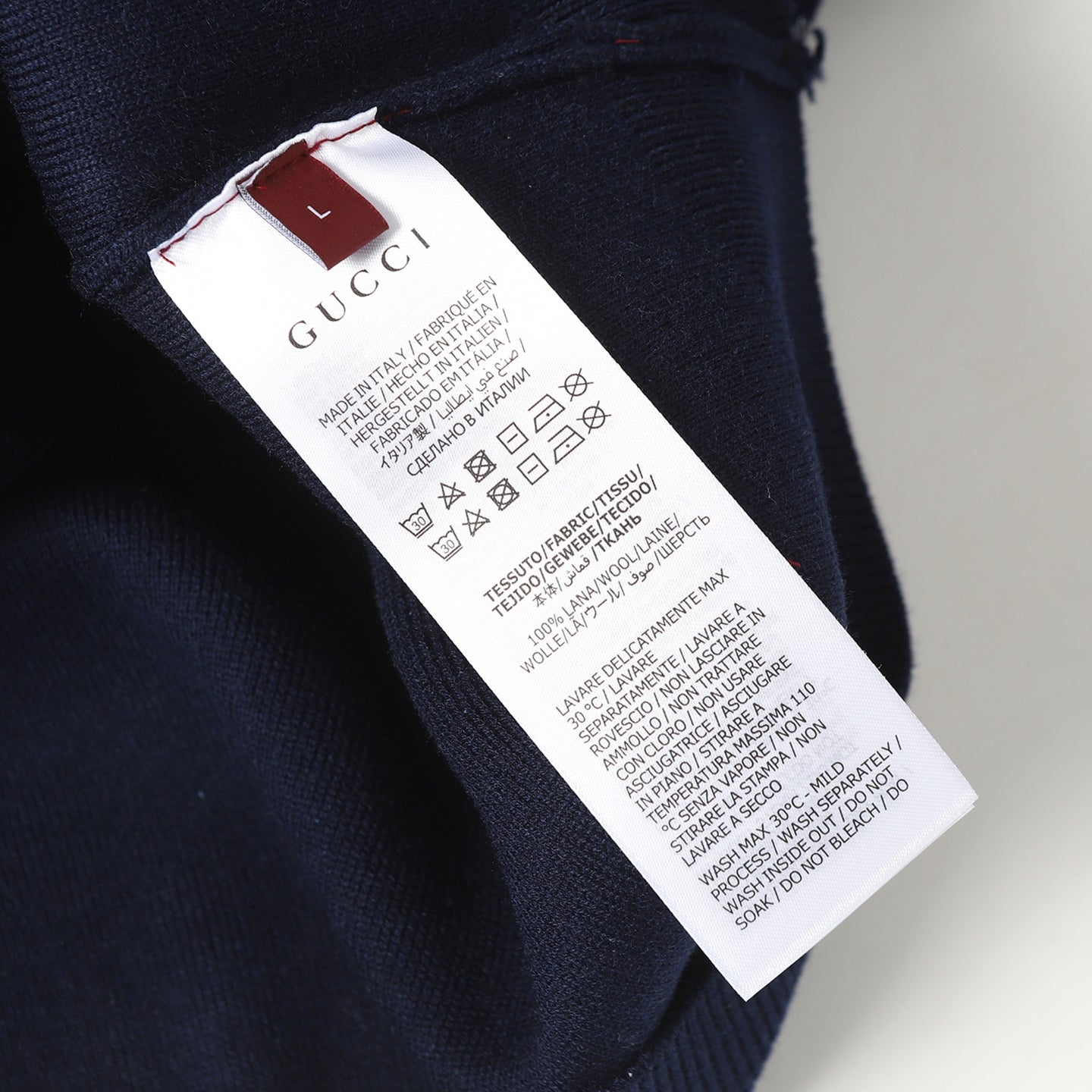 Gucci Reversible GG Wool Sweater